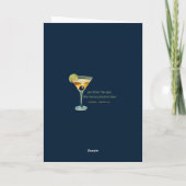 Martini Space Travel Posters New, New York Karte (Rückseite)