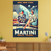 Martini Space Travel Posters New, New York Leinwanddruck (Insitu (Wohnzimmer))