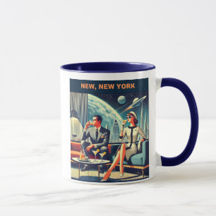 Martini Space Travel Posters New, New York Tasse