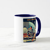 Martini Space Travel Posters New, New York Tasse (VorderseiteRechts)