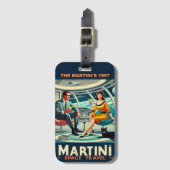 Martini Space Travel Posters The Martini's 1957 Gepäckanhänger (Vorderseite Vertikal)