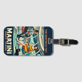 Martini Space Travel Posters The Martini's 1957 Gepäckanhänger