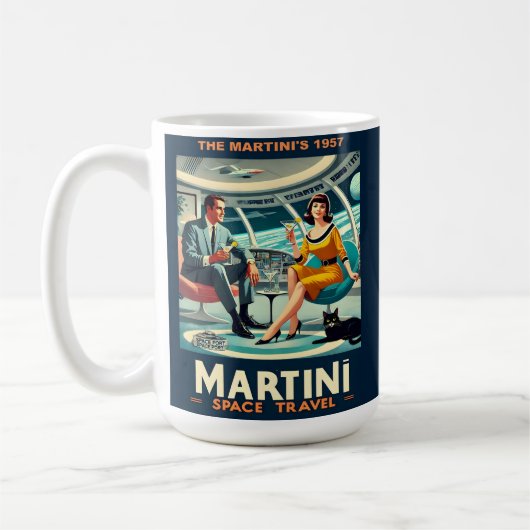 Martini Space Travel Posters The Martini's 1957 Kaffeetasse (Links)