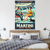 Martini Space Travel Posters The Martini's 1957 Leinwanddruck (Insitu (Schlafzimmer))