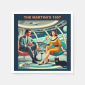 Martini Space Travel Posters The Martini's 1957 Serviette (Vorderseite)