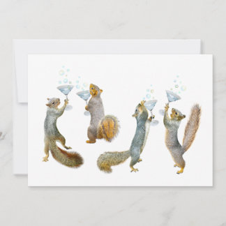 Martini Squirrels Party Einladung