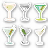 Martini Stickers Aufkleber (Vorderseite)