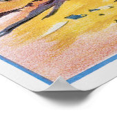 Martini Szeny ~ Vintag Cowboy Wonder Magic Act Poster (Ecke)