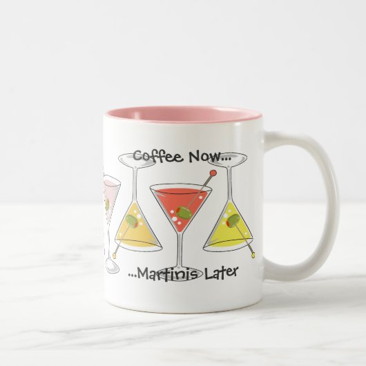 Martini-Tasse Zweifarbige Tasse (Rechts)