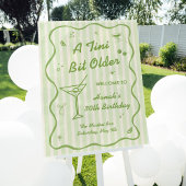 Martini Thema Geburtstagsparty Acrylschild