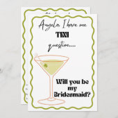 Martini thematische Vorschläge für Bräute! Einladung (Vorne/Hinten)