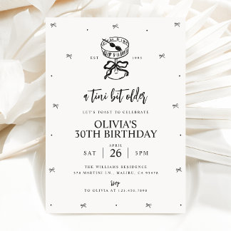 Martini Themed Birthday Invite, ein Tini-bisschen Einladung