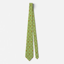 Martini Time 50ties Cocktail Moss Green zweiseitig Krawatte
