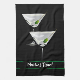 Martini-Time-Bar Geschirrtuch