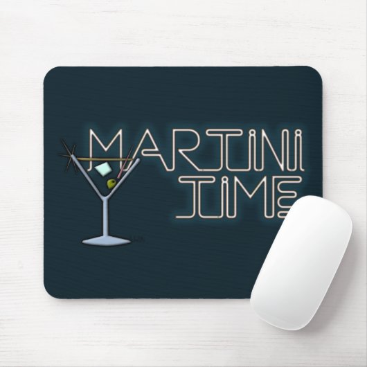 Martini Time Mousepad (Mit Mouse)