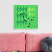 Martini Time [Retro-Stil] Leinwanddruck (Insitu (Wohnzimmer))