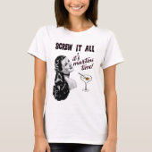 Martini Time (schwarz) T-Shirt (Vorderseite)