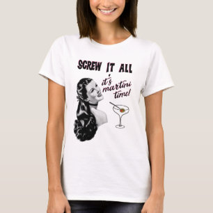 Martini Time (schwarz) T-Shirt