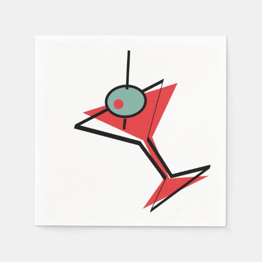 Martini Time Serviette (Vorderseite)