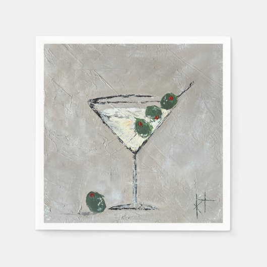 Martini Time Serviette (Vorderseite)