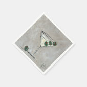 Martini Time Serviette (Ecke)