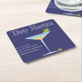 Martini Untersetzer (angewinkelt)