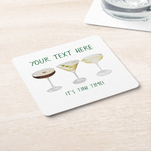 Martini Untersetzer (angewinkelt)