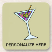 MARTINI-UNTERSETZER-SETS GETRÄNKEUNTERSETZER (Vorderseite)