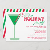 Martini-Urlaub Einladung (Vorne/Hinten)