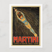 Martini Vermouth Postkarte (Vorderseite)