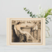 Martini von Louis Icart Feiertagskarte (Stehend Vorderseite)