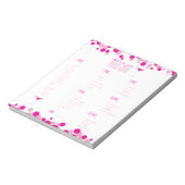 Martini Was gibt es in Ihrem Purse Bridal Game Not Notizblock (Rotiert)