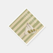 Martini Weekend Social Club Green Stripes Serviette (Ecke)