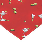 Martini Westies Table Runner Großer Tischläufer (Ecke)
