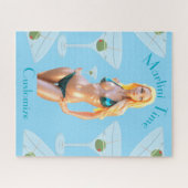 Martini-Zeit Bikini-Babe Thunder_Cove Puzzle (Horizontal)