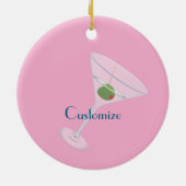 Martini-Zeit Bikini-Schatz Thunder_Cove  Keramik Ornament (Hinten)