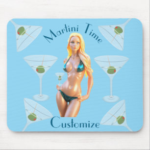 Martini-Zeit Bikini-Schatz Thunder_Cove  Mousepad