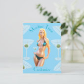 Martini-Zeit Bikini-Schatz Thunder_Cove  Postkarte (Stehend Vorderseite)