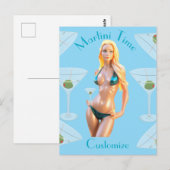 Martini-Zeit Bikini-Schatz Thunder_Cove  Postkarte (Vorne/Hinten)