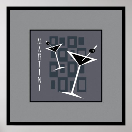 Martini-Zeit Poster (Vorne)