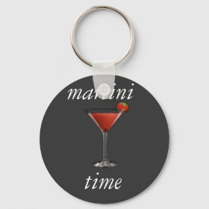 Martini-Zeit-Schlüsselanhänger Schlüsselanhänger