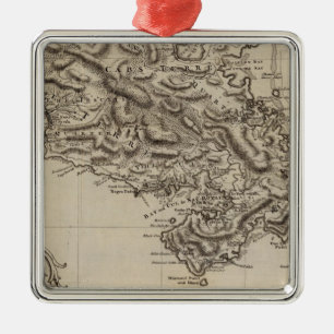 Martinico 2 silbernes ornament