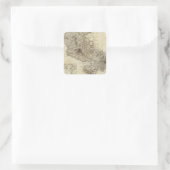 Martinico Quadratischer Aufkleber (Tasche)