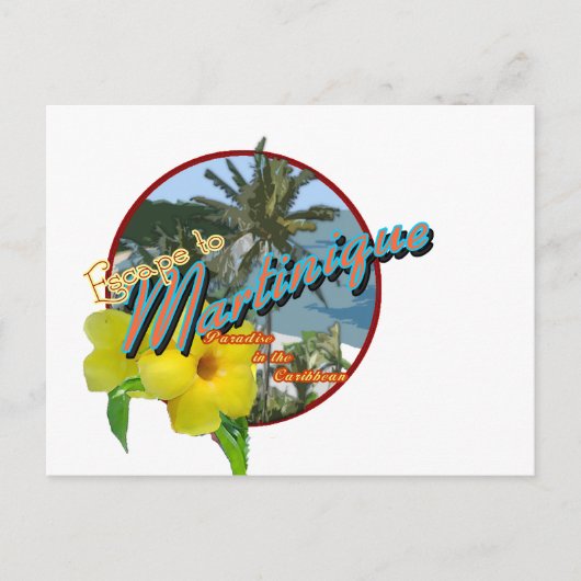 Martinique2 Postkarte (Vorderseite)