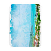 Martinique Caribbean Tropical Island Magnet (Vertikal)