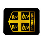 Martinique Emblem Magnet (Horizontal)