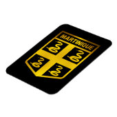 Martinique Emblem Magnet (Linke Seite)