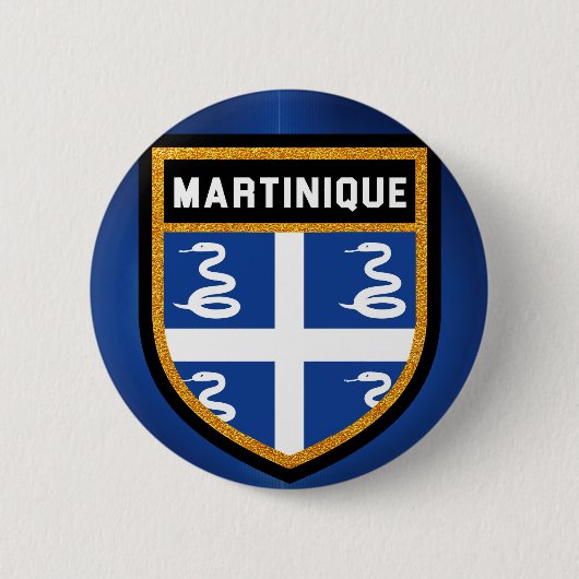 Martinique Flag Button (Vorderseite)