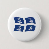 Martinique Flag Button (Vorderseite)