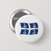 Martinique Flag Button (Vorne & Hinten)